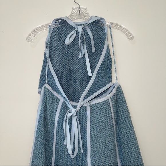 Sabina Musayev Denim Halter Maxi Gossip Dress - Picture 8 of 9
